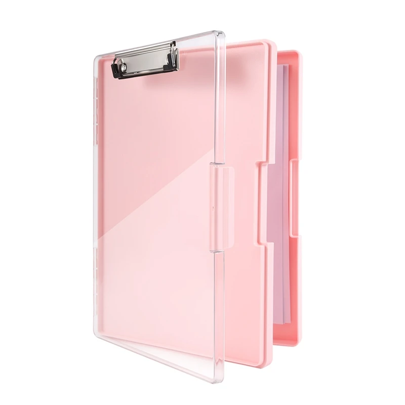 Clipboard A4 With Storage Compartment,Folder Breastfeeding Clipboards Side Opening Portable Writing Clipboard