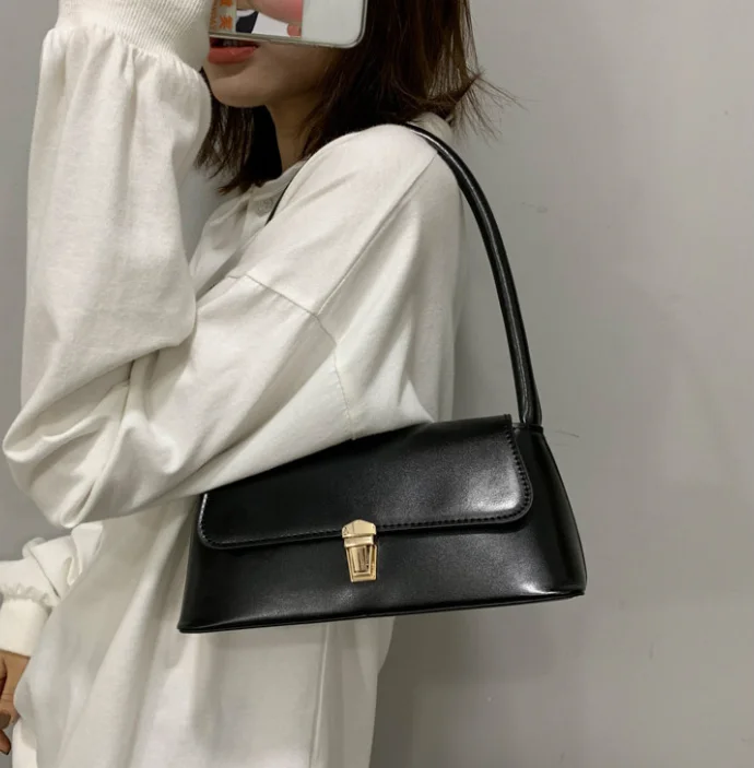 Französische Kleine Trendige Umhängetaschen für Damen 2025 Neuer Stil Modische Handtaschen Vielseitige und Stilvolle Umhängetasche Komplett – Detail 1