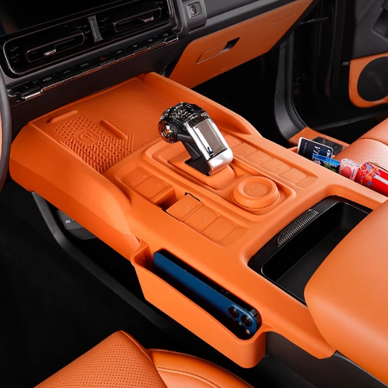 For Great Wall Haval H9 2024 2025 2026 Car Central Control Exhaust Dust Cover Wireless Filling Silicone Pad Interior Accessories