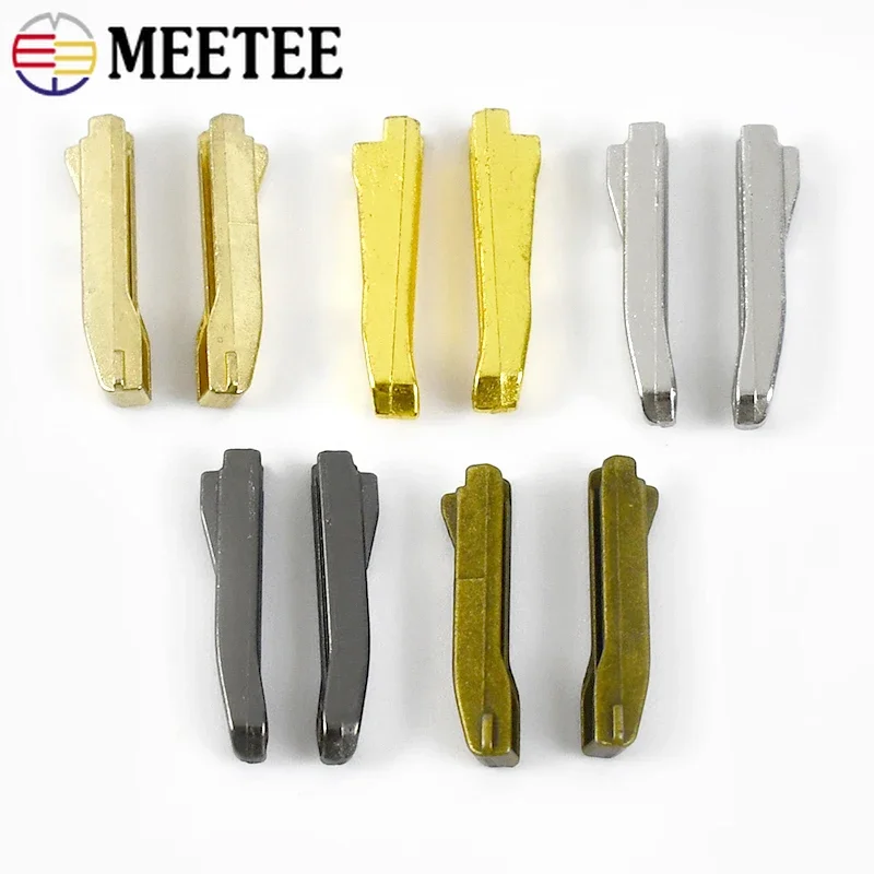 

10/20/50Sets 3# 5# 8# 10# Double Open Zipper Non-slip Stopper for Metal Two-way Zip Repair Kit Plug Buckle DIY Sewing Accessory