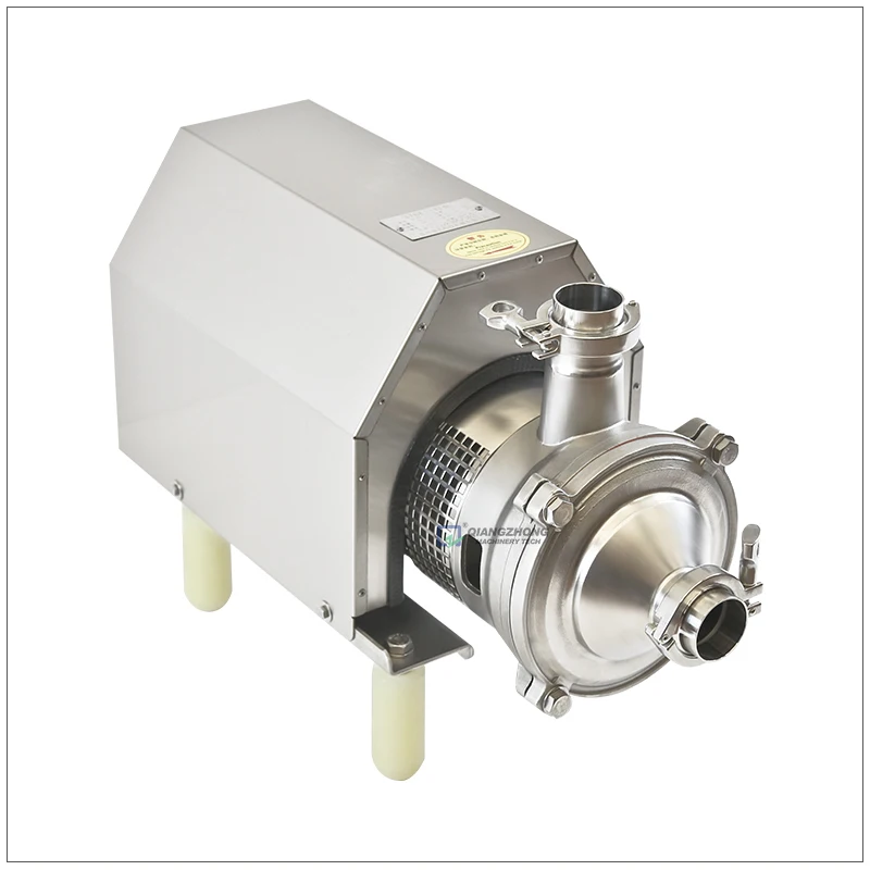 Self-priming Pump Food Grade Sanitary Ss 304 316 Stainless Steel Electric High Pressure Centrifugal Pump Odm Steel Ronice Pumps