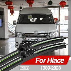 For Toyota Hiace 1989-2023 Front Windshield Wiper Blades 2pcs Windscreen Window Accessories 1998 2003 2005 2010 2017 2019 2020