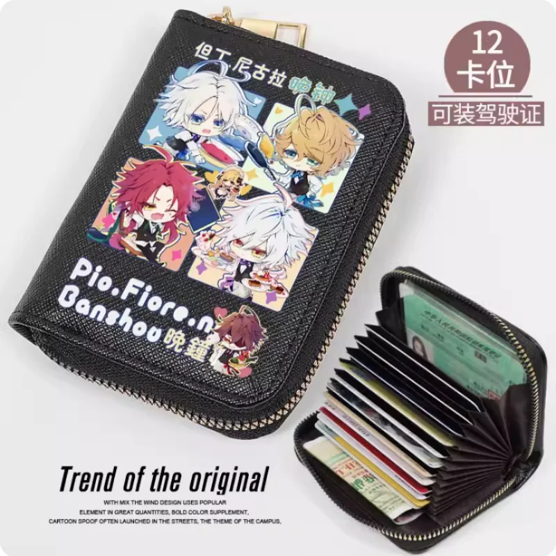 Anime Collar×Malice Zipper Wallet Women Fold Bag Multi Card Coin Pocket Holder Fashion Wallet Gift