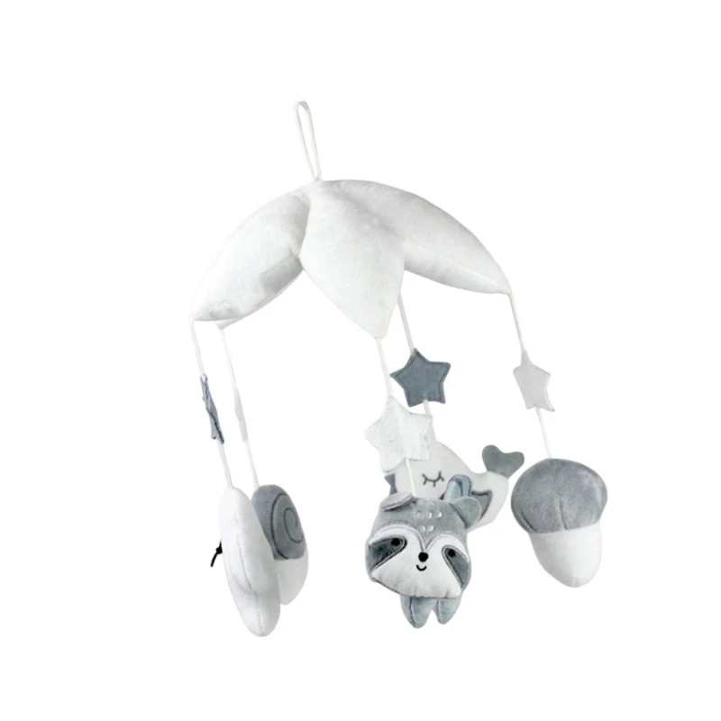 ทารก Crib แขวน Rattle ตุ๊กตาสัตว์ดนตรีมือถือของเล่นเด็ก Bed ของเล่น 15UB