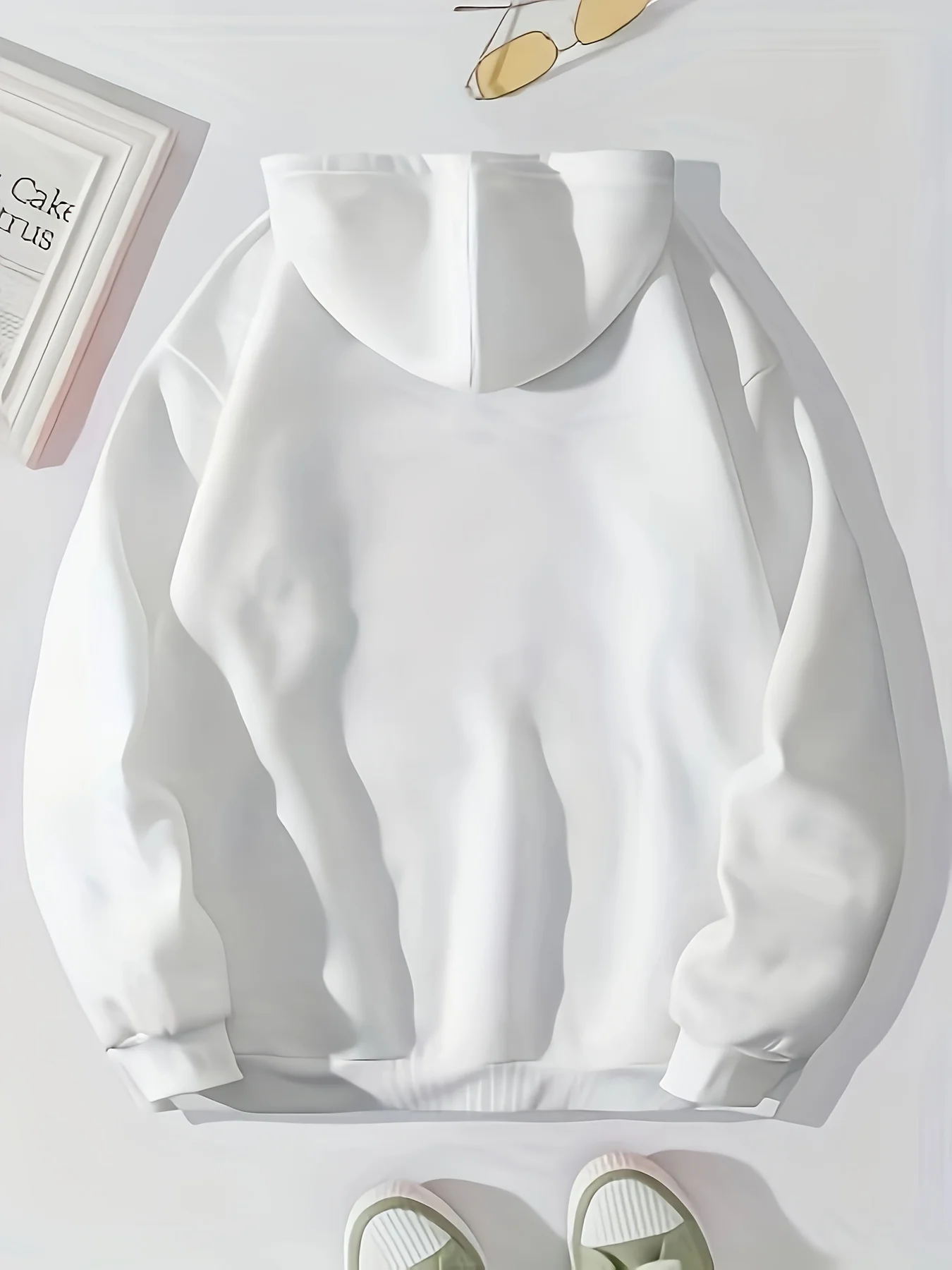 Women'S Hoodie Easy Letter Colorful Diagonal Stripe Front Print Loose Drop Shoulder Pullover Fall Casual Top