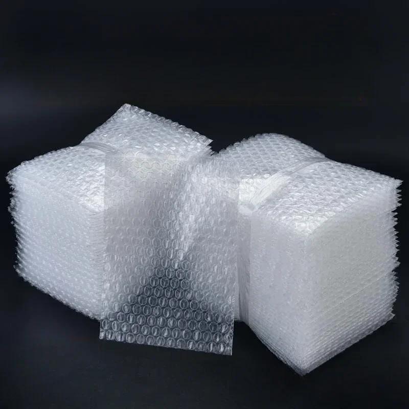 Plastic Protective Wrap Envelope Bubble Foam Packing White Bags PE Clear Bubble Pouches Film Cushioning Bag Thicken Material