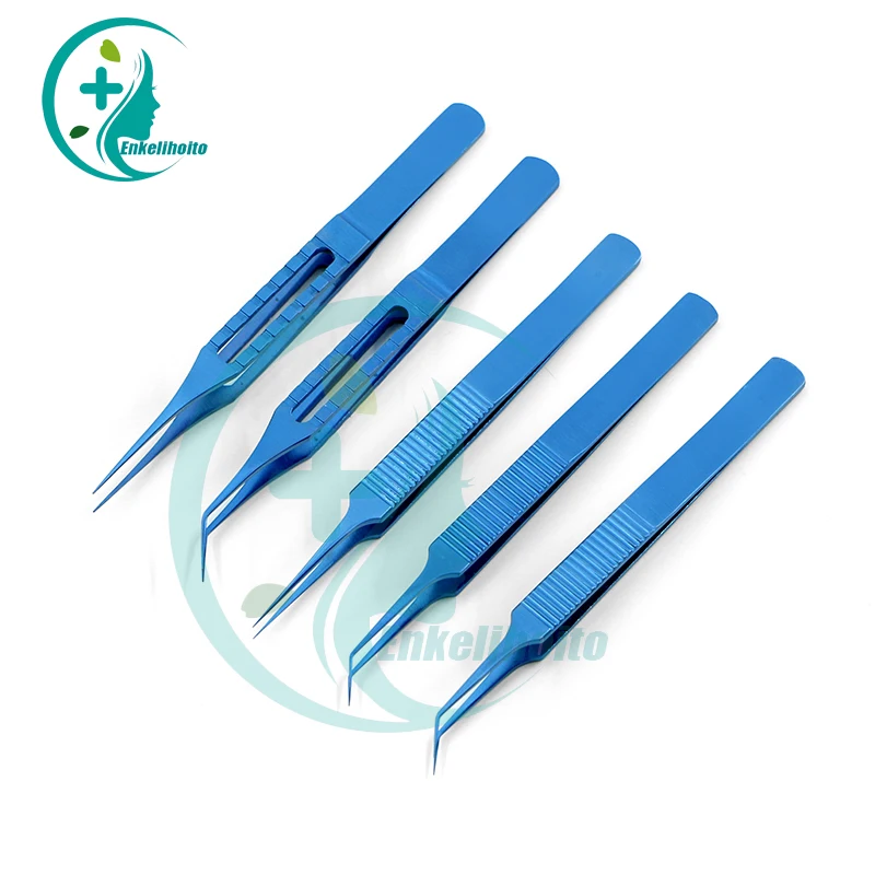 

1pcs Titanium Hair Transplant Implanter Electronic Forceps Fue Hair Transplant Tweezer Tweezers Straight/Angle Forceps