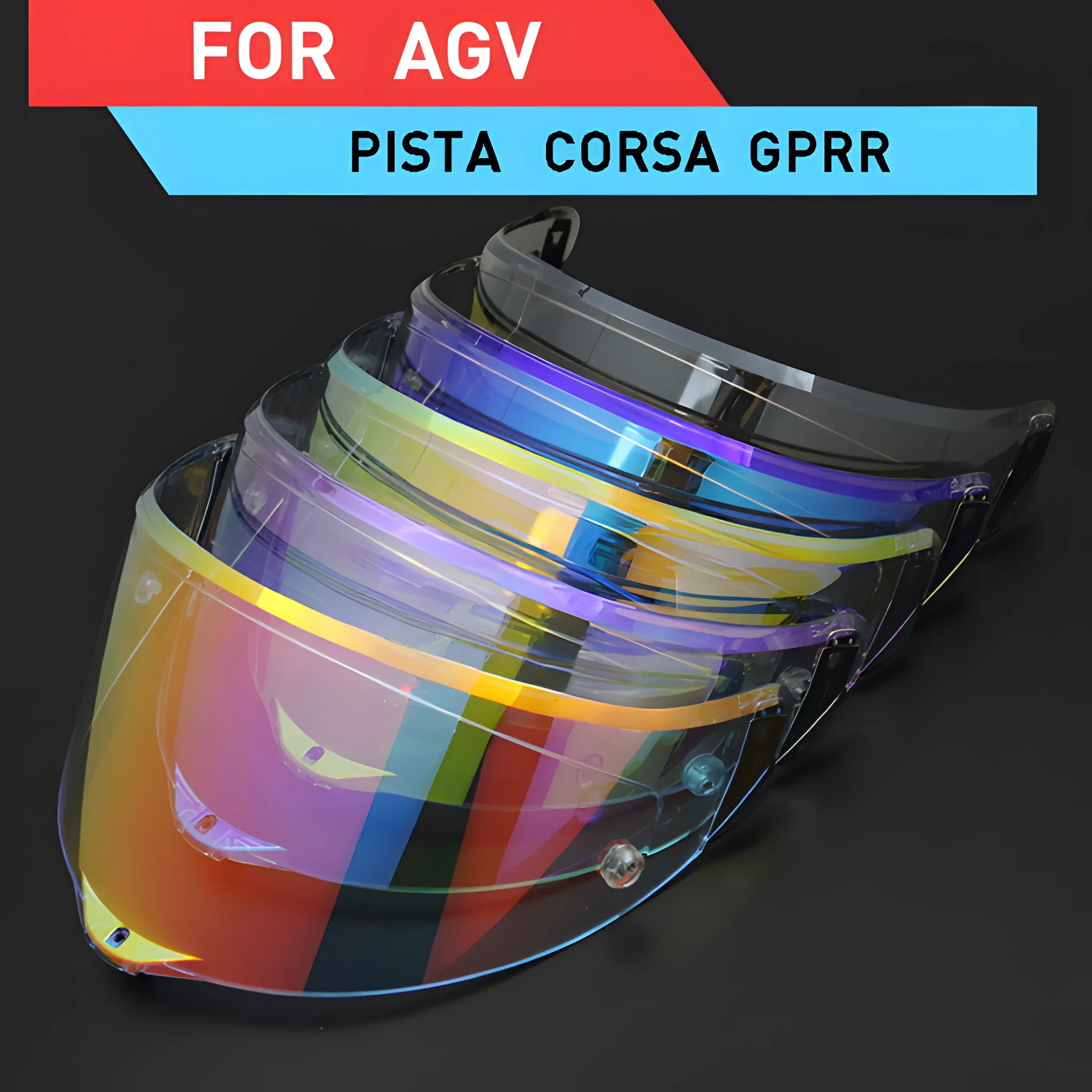 

Explosion-proof and UV-proof Motorcycle Helmet Sun Visor Goggles Lens Suitable for PISTA GP R GP RR Corsa R Corsa RR RACE3