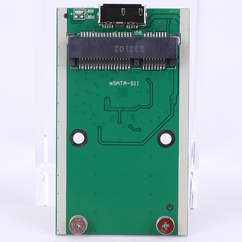 Чехол для жесткого диска MSATA-USB3.0, внешний твердотельный диск, поддержка адаптера UASP SSD, чехол для жесткого диска MSATA SSD