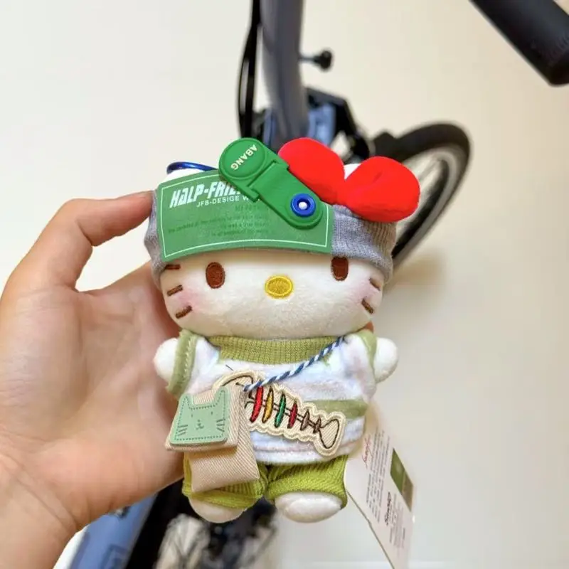 

Hello Kitty'S Cute Summer Travel Bag Pendant Plush Toy Cartoon Car Keychain Girl Gift Festival