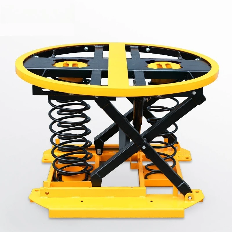

Spring Lifting Platform Circular Manual Rotary Station Loading Vehicle Gravity Automatic Balancing Material Reclaimer