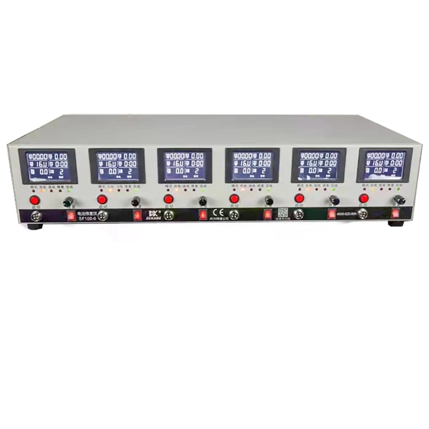 O teste de capacidade da bateria acidificada ao chumbo, repara 6 canaliza a carga e a descarga integraram a máquina, lítio Ni-MH, SF100-6 Lithium