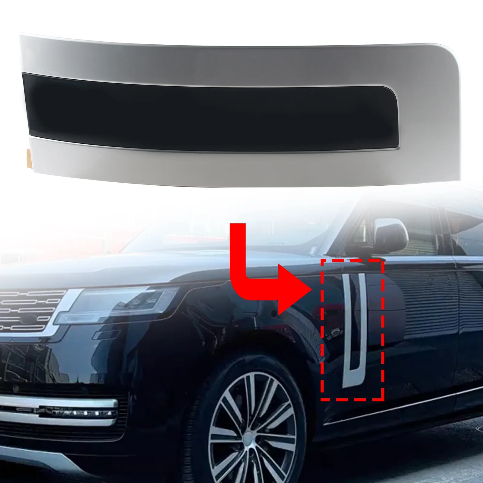 Cover Lente Vetro per Land Rover Range Vogue IV L405 12-17 Faro