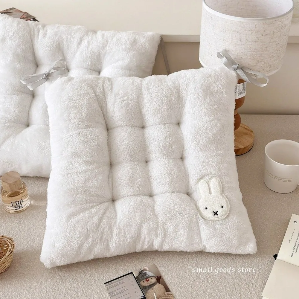 Miffy Rabbit Thickened Seat Cushion Cute Office Chair Pad Home Back Cushion Soft Comfortable Anti-slip Seat Mat Desk Chair Sofa view 4