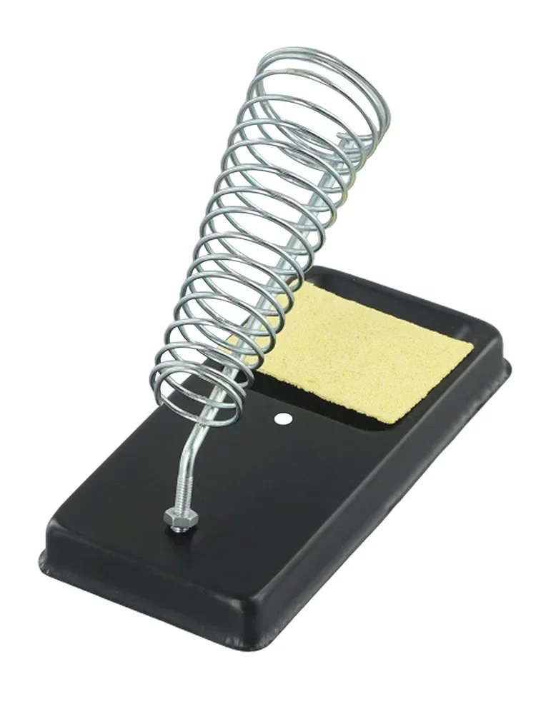 Electric Soldering Iron Stand Holder With Welding Cleaning Sponge Pad Resistance Stable And Strong, With Ultra-long Life