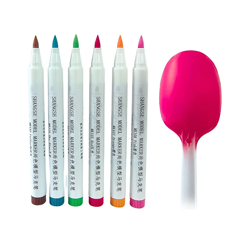 Marker Soft head Shang Se Water-based Assemble Hand Drawn Spraying Coloring And Complementary Colors Metallic Color Model