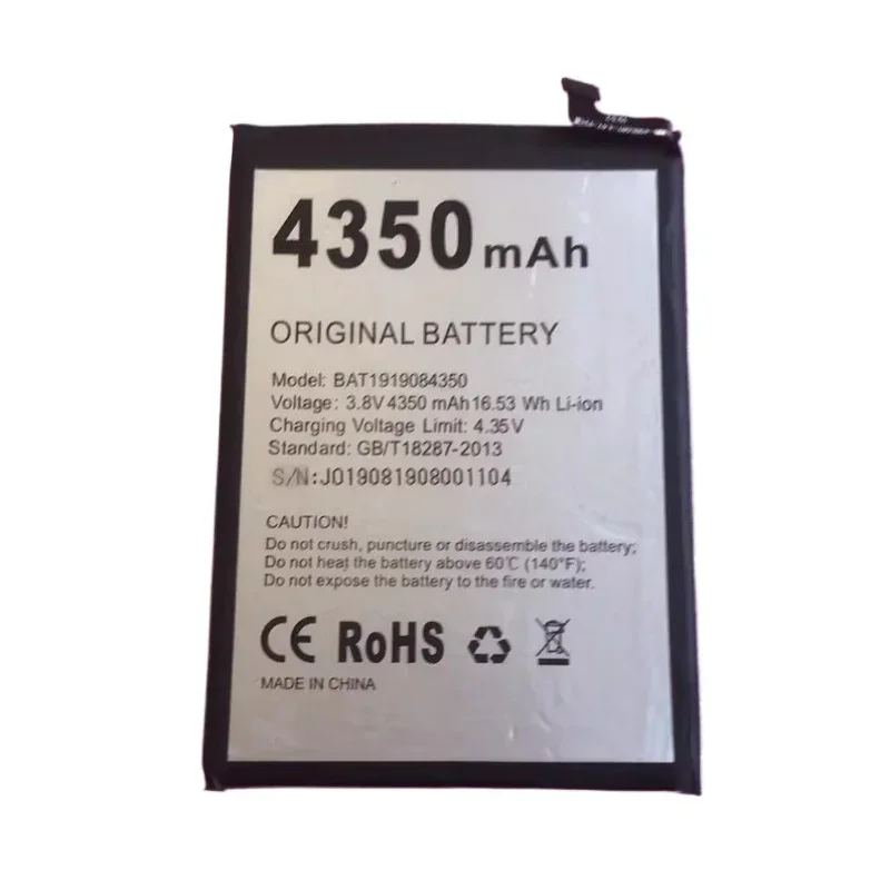 NEW BAT1919084350 3.8V 4350mAh Mobile Phone Battery For Doogee N20 N20Pro N20 Pro Replacement Batteries