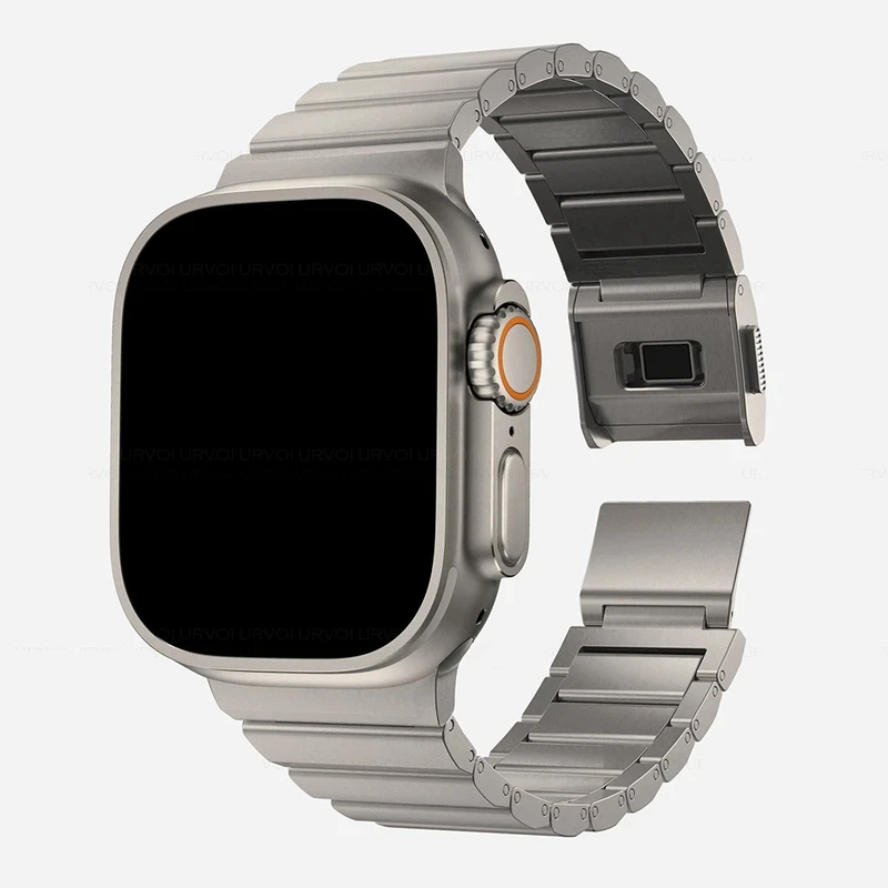 Titanium Band for Apple Watch Ultra 2  Series 10 9 8 7 6 SE strap for iWatch Magnet Closure accessories 46 49mm