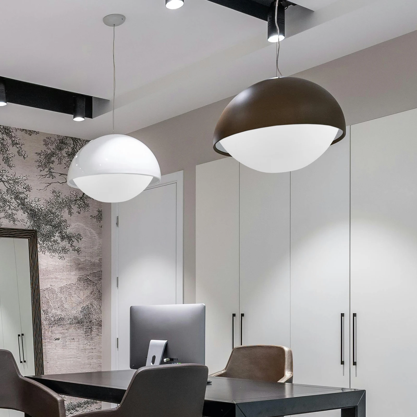 2 قطعة نصف دائري الفطر عاكس الضوء البلاستيك قبة تركيب المصابيح غطاء ل غطاء مصباح أرضي استبدال غرفة المعيشة ديكور غرفة نوم #4