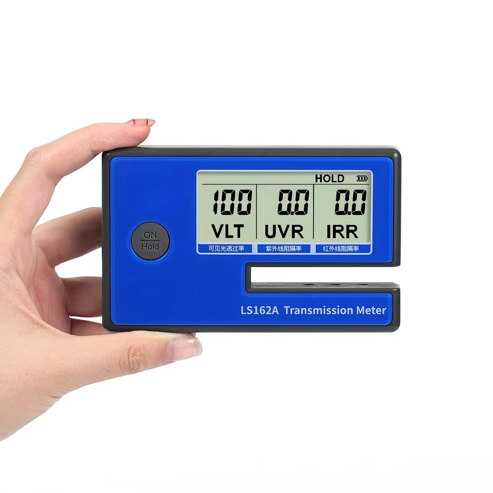 

LS162 LS162A Solar Transmission Meter Portable Window Tint Meter Vlt Solar Film Transmission Meter Film Window Tint Tester