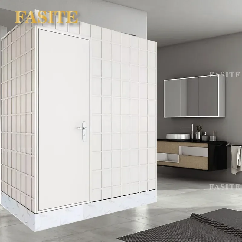 Integral Shower Room Integrated Bathroom Dry and Wet Separation Bath Room for Hotel Rural