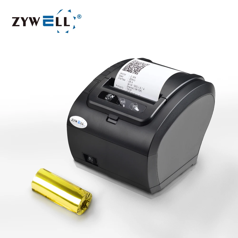 

Zywell Thermal Printer Inkless 3inch 80mm Receipt Printer ZY307 Imprimante Trmica Desktop POS Printer