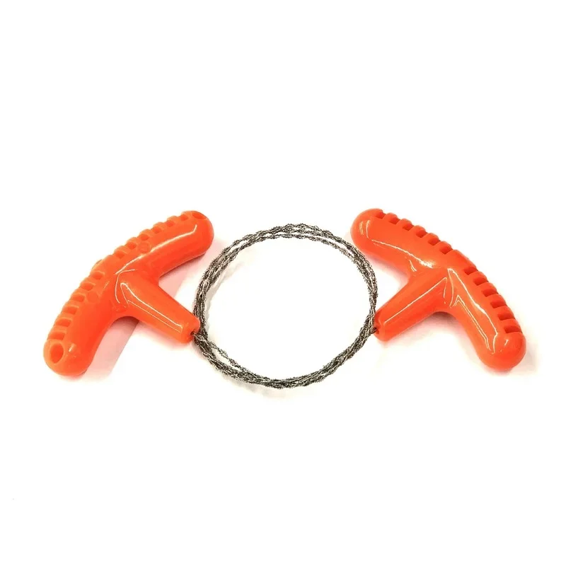 Outdoor Manual Hand Steel Wire Saw Survival Tools Hand Chain Saw Cutter Portable Travel Camping Emergency Gear Steel Wire Kits