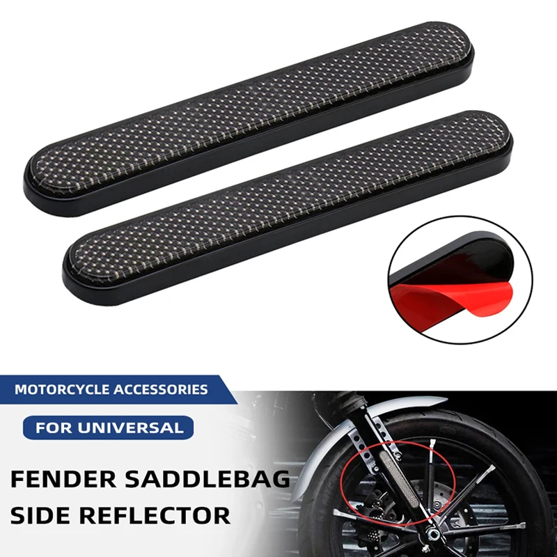 Motocykl dymny tylny błotnik boczny naklejka odblaskowa sakwa zatrzask naklejka ostrzeżenie o bezpieczeństwie pokrywa uniwersalna dla Harley Sportster