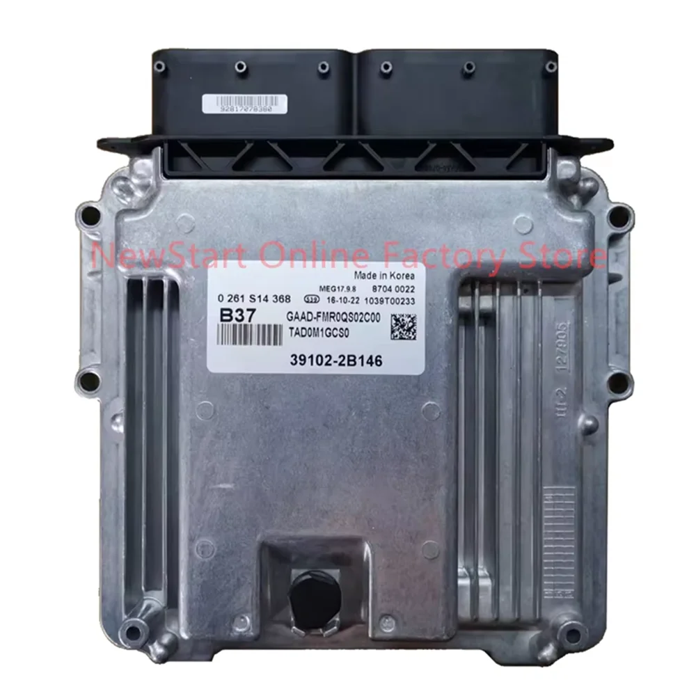 39102-2B146 جديد ECU محرك السيارة الأصلي لوحة الكمبيوتر وحدة تحكم إلكترونية 0261S14368 B37 MEG17.9.8 #1