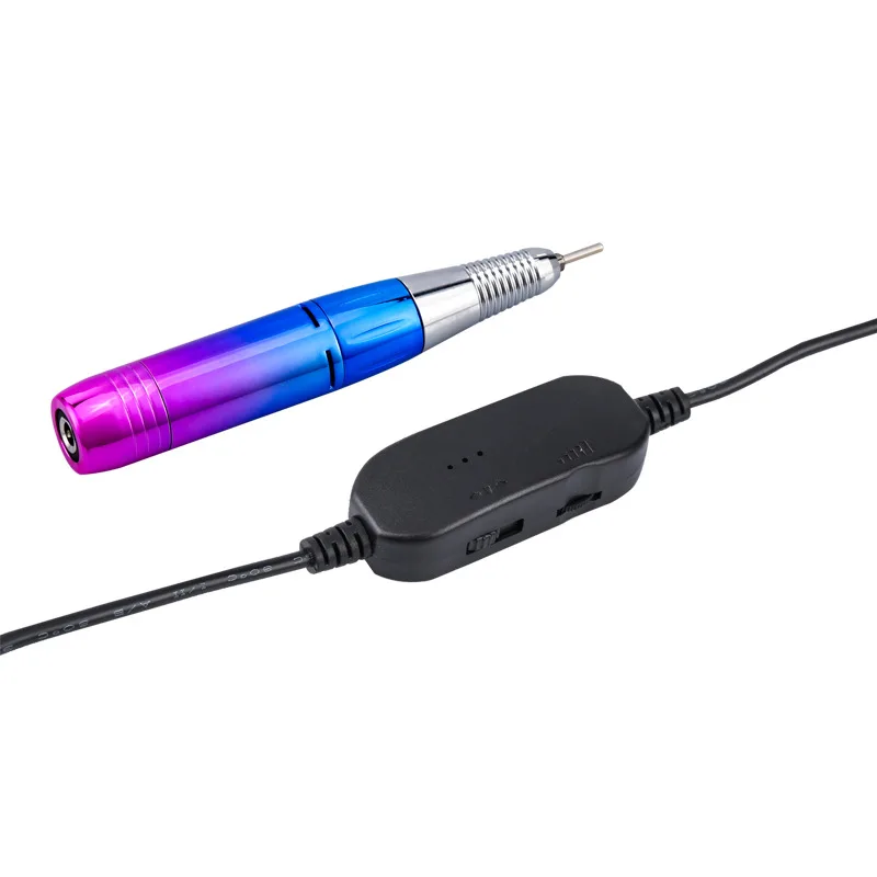 80W 30000RPM Rechargeable Nail Drill - 2 in 1 Professional Nail Lamp