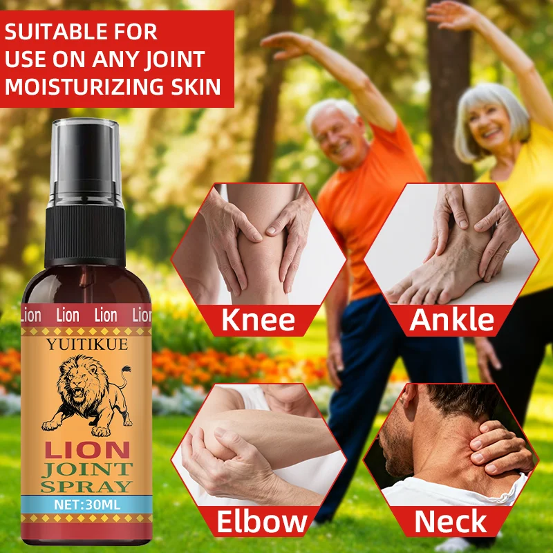 YUITIKUE بخاخ مفصل الأسد 30 مل مرطب للبشرة والمفاصل سهل الامتصاص وغير لزج للركبتين والمرفقين والكاحلين والرقبة