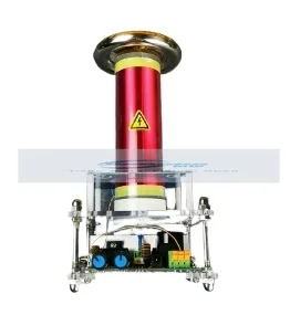 AC110V-240V Solid Music Tesla Coil High-power DIY Lightning Model Educational Toy With Adapter