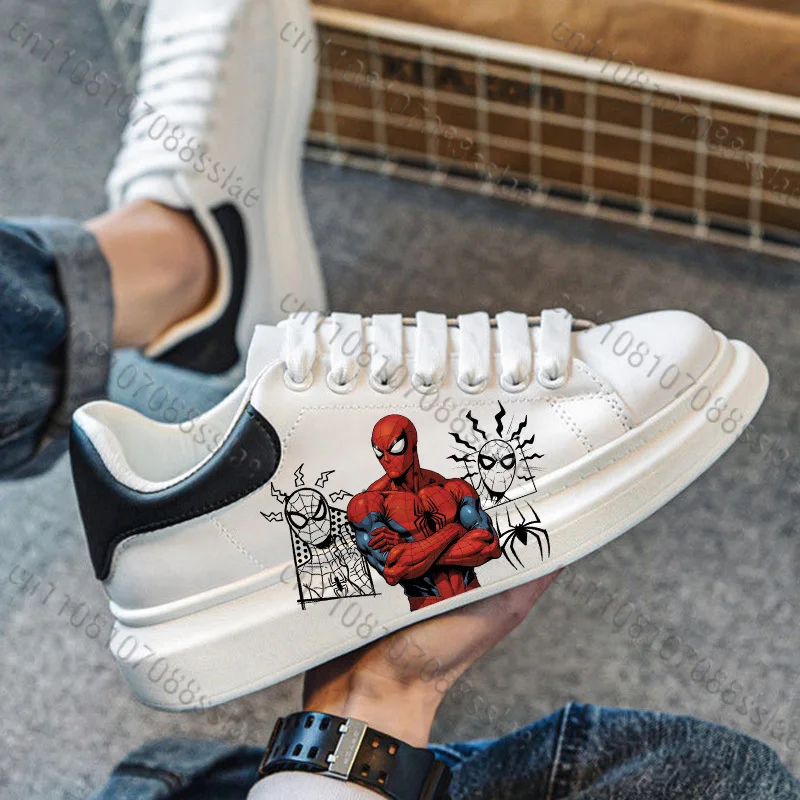 

Superhero Spider-Man Cool Pattern Teenager Student Men Adult High Quality Comfortable Lightweight Solid Color Sports Shoes