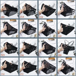 Explosive Sexy Hollow Lace Women's Panties Low Waist Briefs Type Light Mesh Unmarked Triangle Cotton Crotch Female Lingerie New