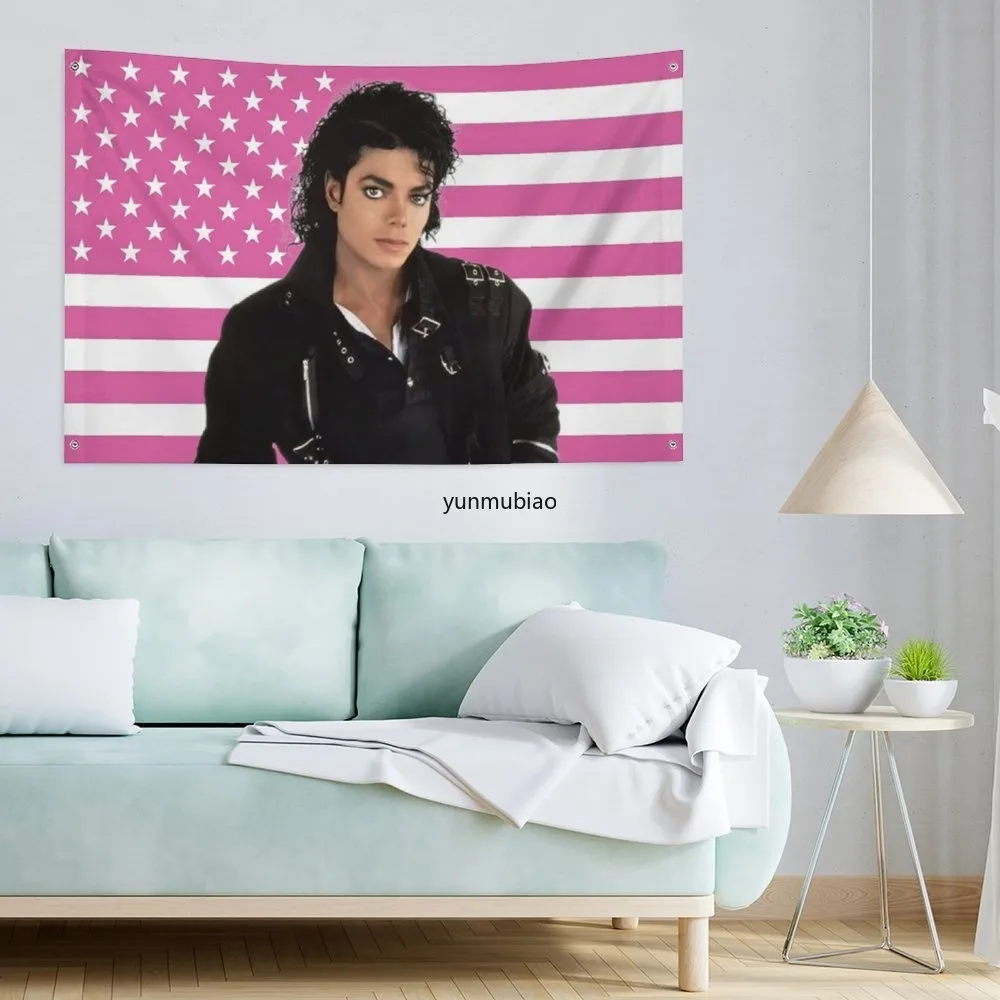 1pc Michaels Decoration Garage Flags Flaga Outdoor Decorations Advertising Home Decor Items Custom Flag on the Wall Barber Shop