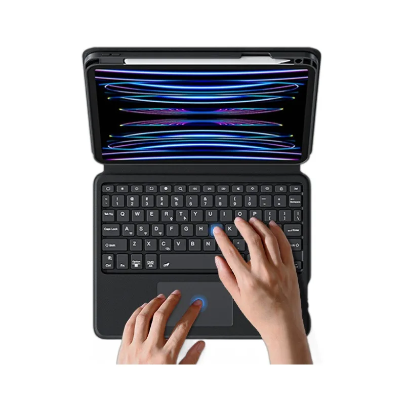 Imagem -03 - Teclado Magnético para Ipad Pro Suporta Teclado m2 Air 10.9 10th 12.9 Titular 2023 Air 11 2023 Case