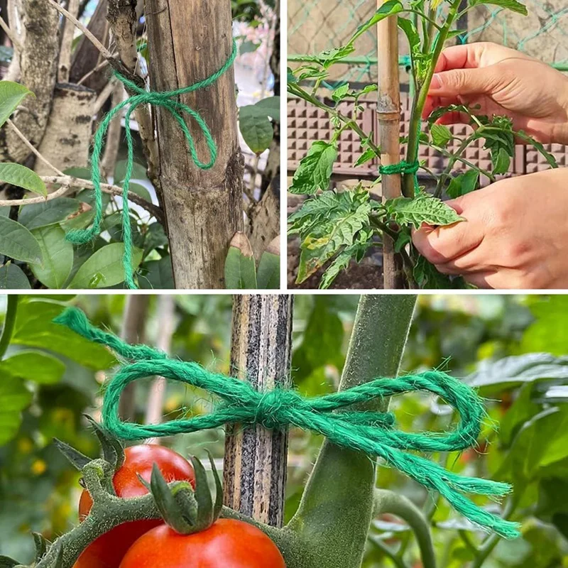 خيوط خضراء للحدائق ، ربطة عنق نباتات لتسلق الطماطم ، هدية حرف الزهور ، زينة عيد الميلاد