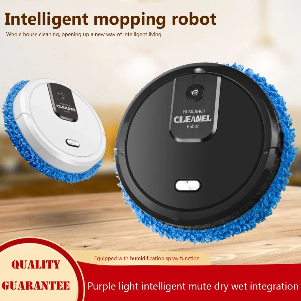 

Serpillière Électrique Intelligente, Robot de Balayage, Nettoyeur, Rechargeable par USB, pour Livres