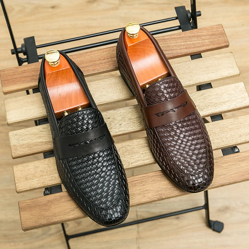 

Men's loafers Gentleman British casual style Work leisure party 38-46 Outdoor Fashion Street Young hot selling Comfortable