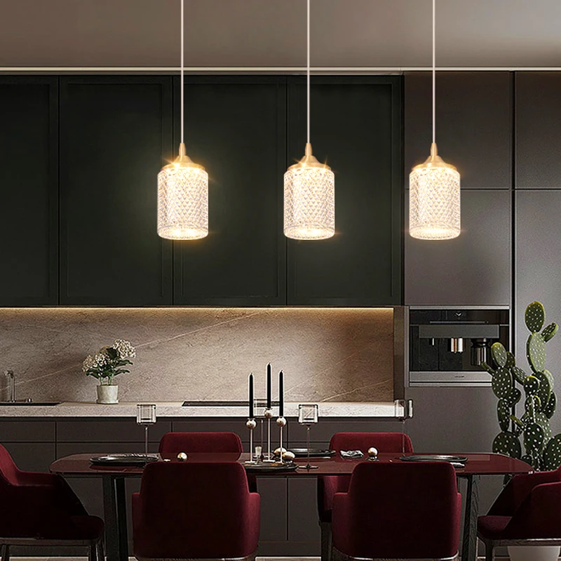 Nordic Design Glass Shade Bedside Pendant Light Chinese Hanging Light Fixture Popular Glass Pendant Chandelier