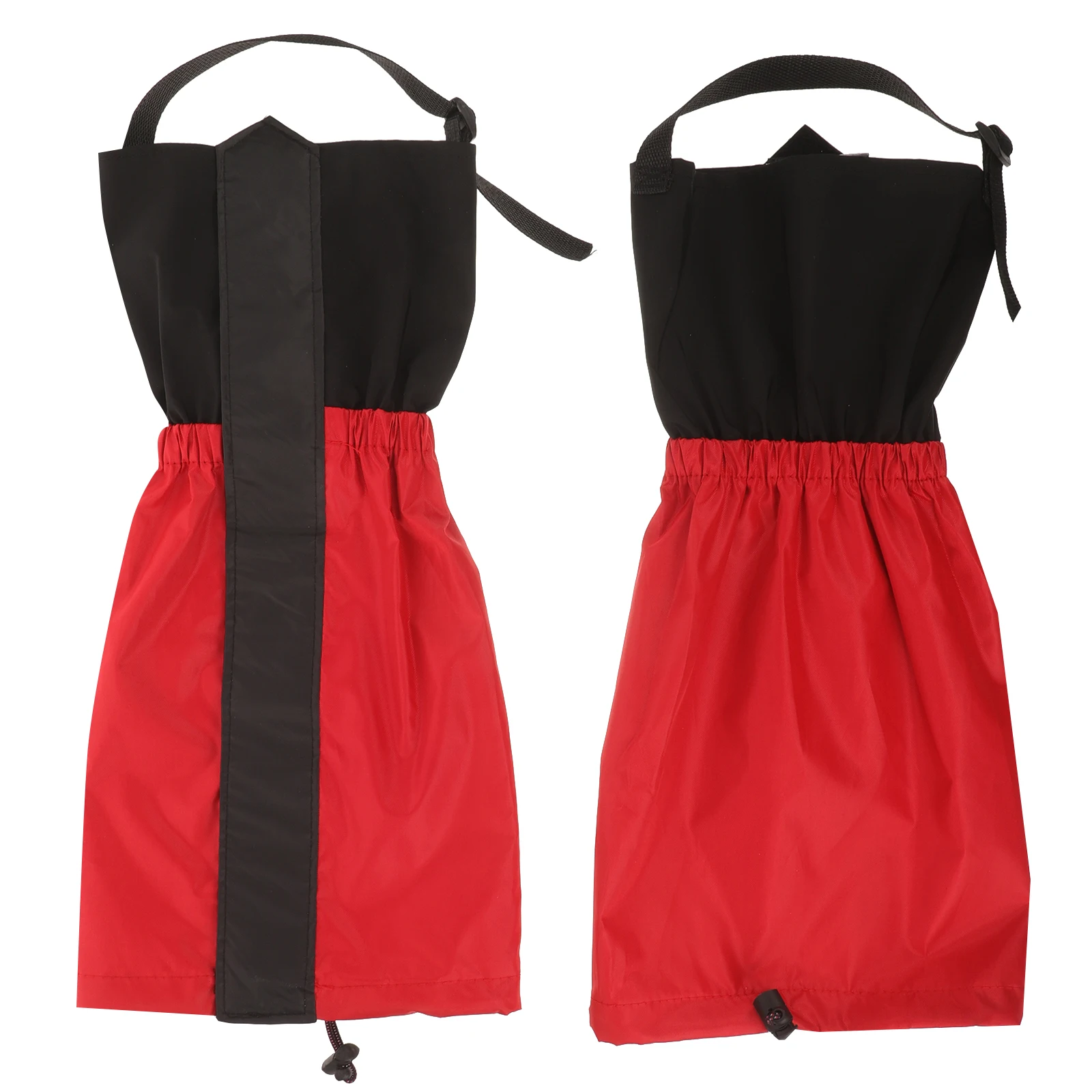 

Waterproof Windproof Gaiters Hiking Leg Protection Guard For Skiing Outdoor Adventure Durable Strap Adjustable Elastic Red