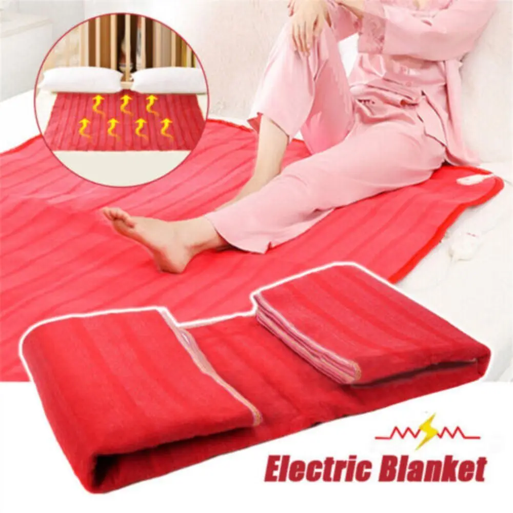 Winter Electric Blanket New Heater Single Body Heated Blanket Safe 145*65cm Electrothermal Pad