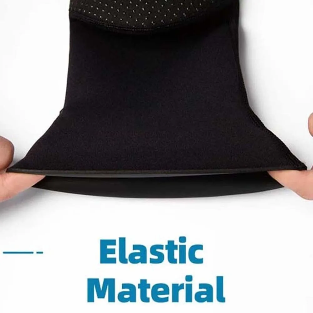 

1 пара черных гидроколгов для водных видов спорта, 3 мм, длинные, для дайвинга и серфинга, размеры 38-46, нескользящие, для женщин