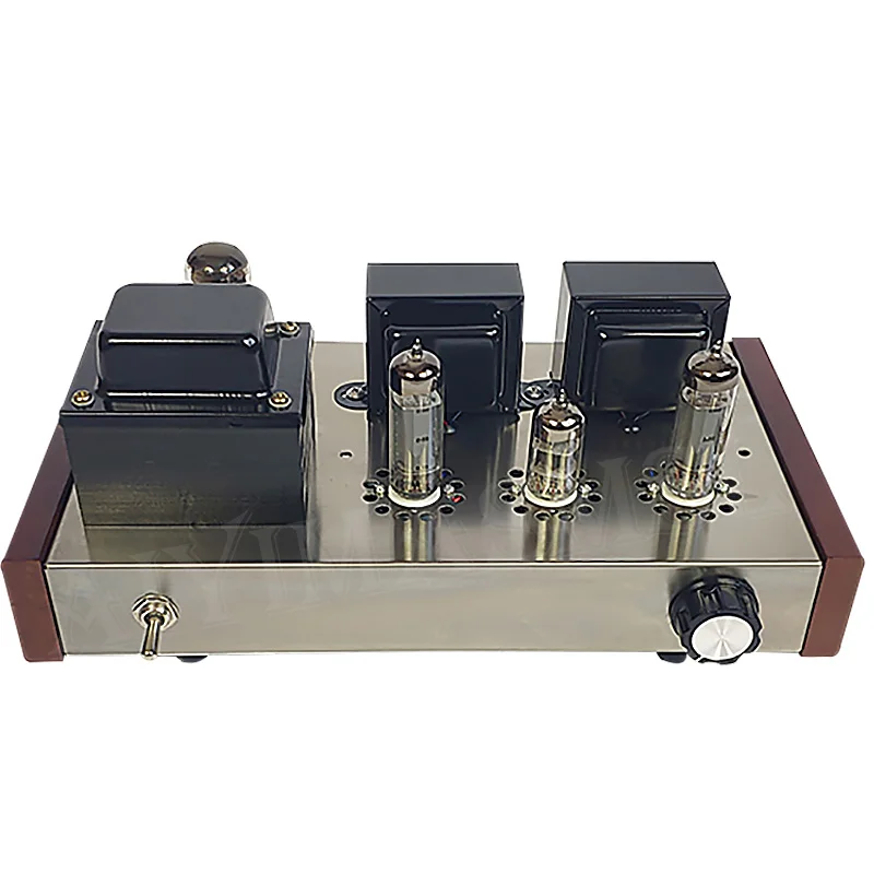 

AIYIMA SMSL 6P14 5Z4P 6N1 Single ended Class-A Vacuum Tube Amplifier 2.0 5W Manual Push Pull Amplifier Audio