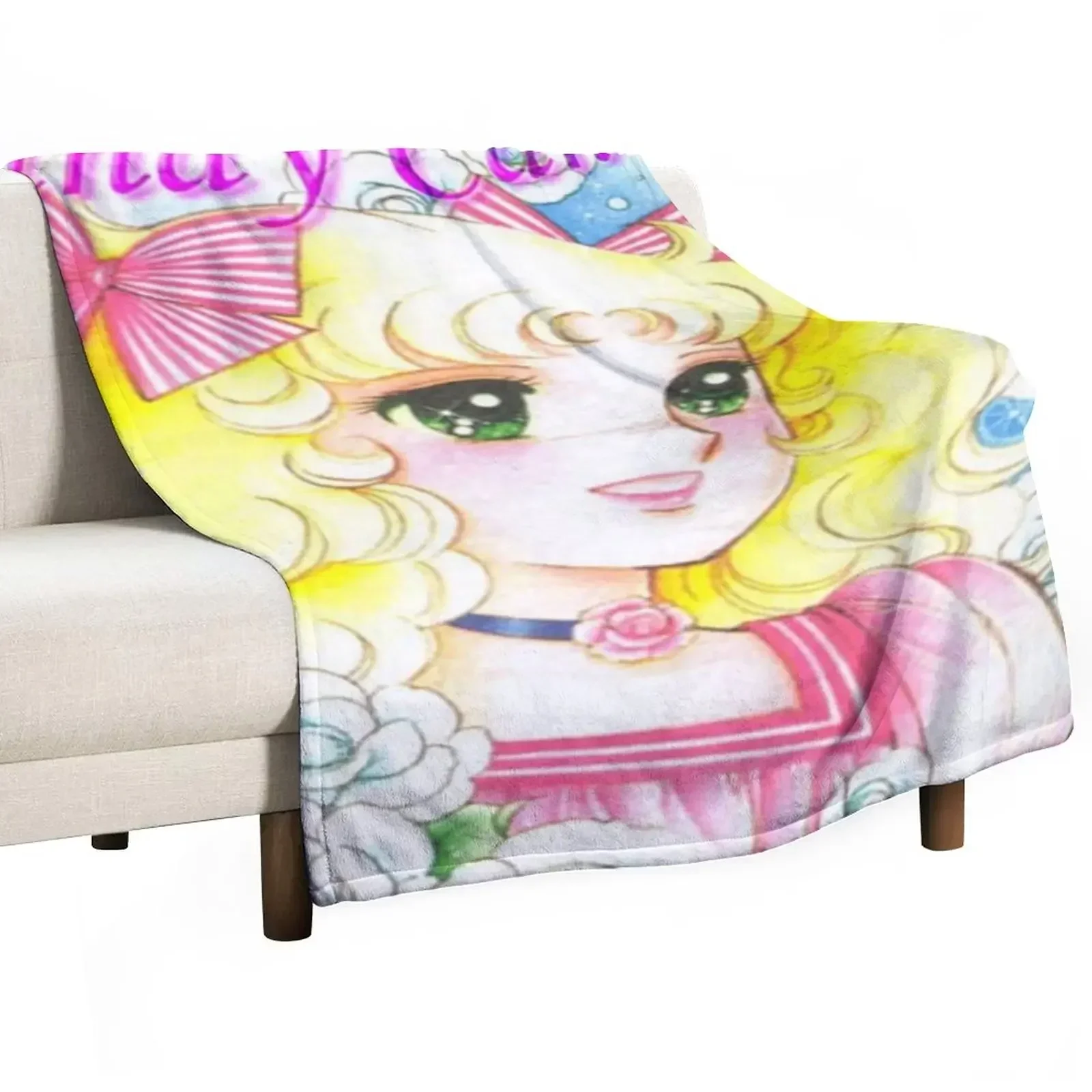 CANDY CANDY - MANGA ANIME Throw Blanket Cozy Microfiber Throw Blanket for Home Bedroom