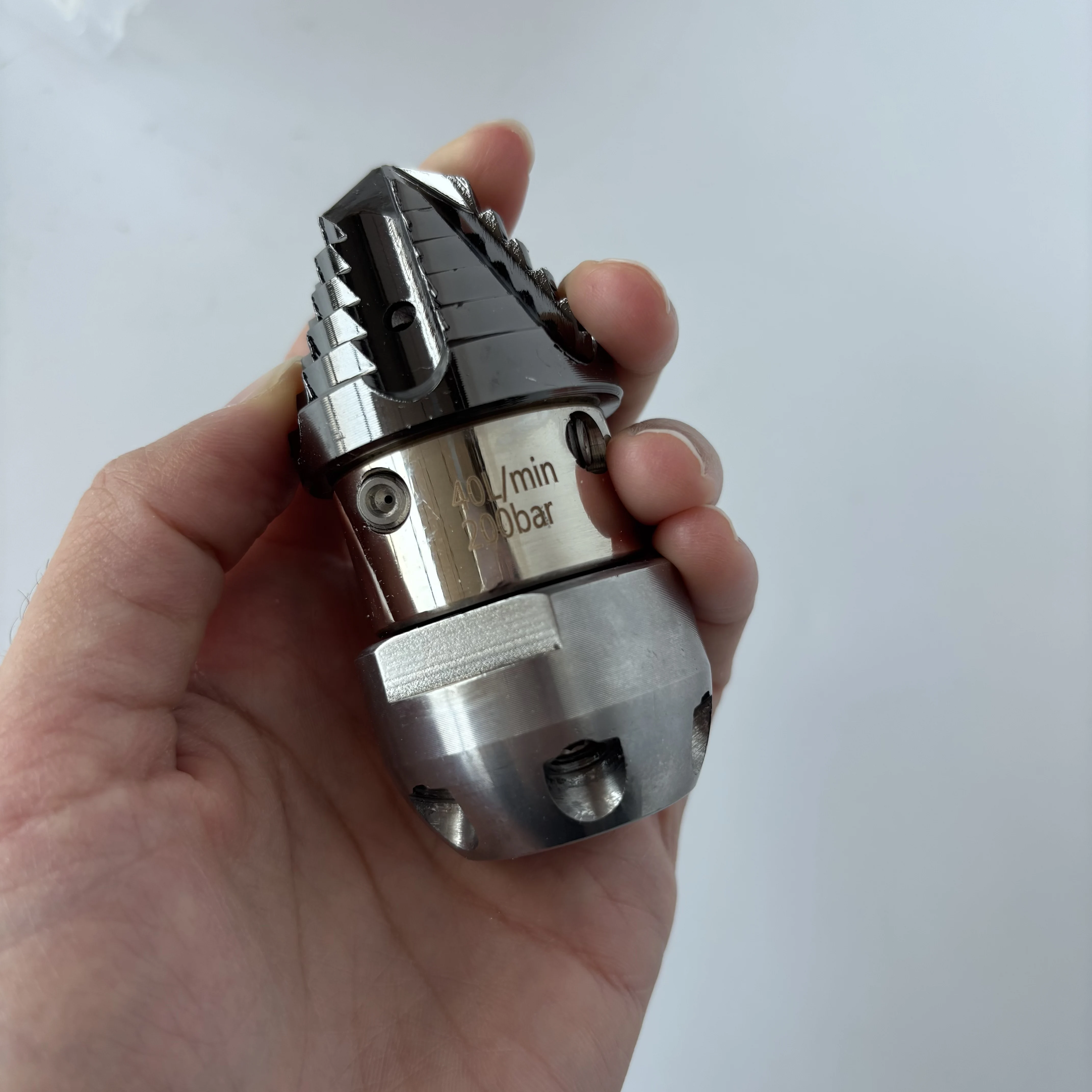 40LPM 1/2 أنثى 180bar الأوساخ الثقيلة ارتفاع ضغط المجاري تنظيف فوهة الجيتر