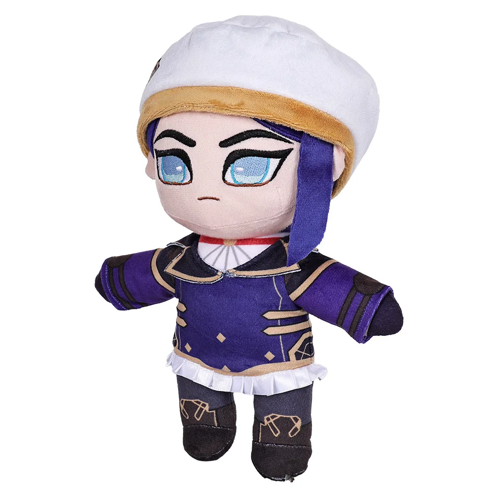 LoL Fantasy Caitlyn Kiramman Cosplay Peluche Cartoon Morbido Farcito Per Adulti/Bambini Peluche Mascotte Compleanno Regali di Natale