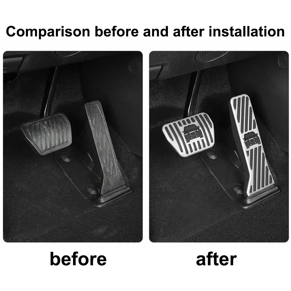 

2 шт. накладки на педали из нержавеющей стали для Chery iCAR V27 2026, противоскользящие, для акселератора и тормоза, аксессуары для модификации автомобиля