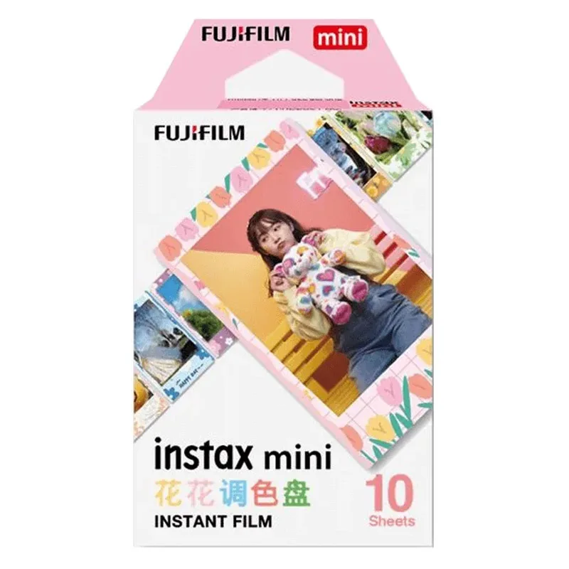 10-50 Sheets Fujifilm Instax machine Mini 12 11 8 9 Film Flower color palette Fuji Instant Photo  For 707s 50s 90 25 SP-1 Camera