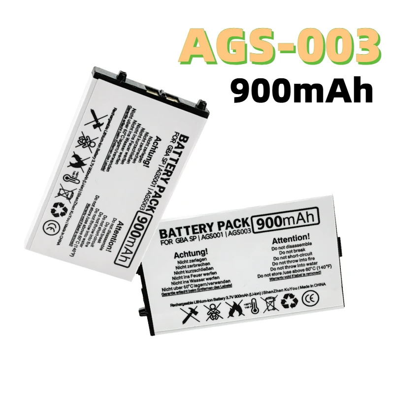 

Аккумулятор LiPo 3.7V AGS-003 900mAh для игровой консоли Nintendo Game Boy Advance SP (замена)